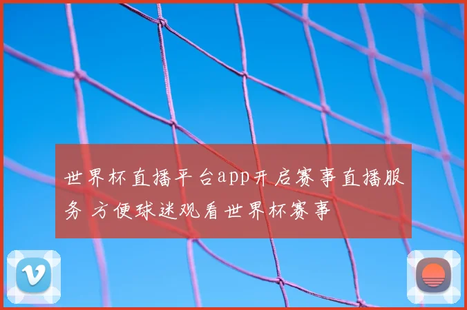 世界杯直播平台app开启赛事直播服务 方便球迷观看世界杯赛事